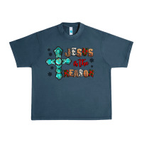 Midnight Navy jesus is the reason for this season christmas Urban Heavy Tee - Jasminsmagicworld
