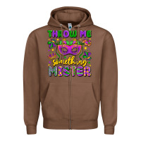 Chestnut throw me something mister Zipper Hoodie - LillyAllenDesigns