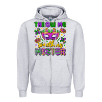 Heather Grey throw me something mister Zipper Hoodie - LillyAllenDesigns