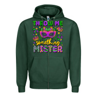 Sports Green throw me something mister Zipper Hoodie - LillyAllenDesigns