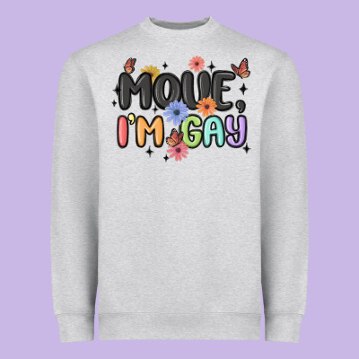 Movie I'm Gay Heavyweight Sweatshirt Designed By Maliassmallbusiness
