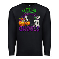 Black Let's Go Ghouls Premium Sweatshirt - texasbilliewilder