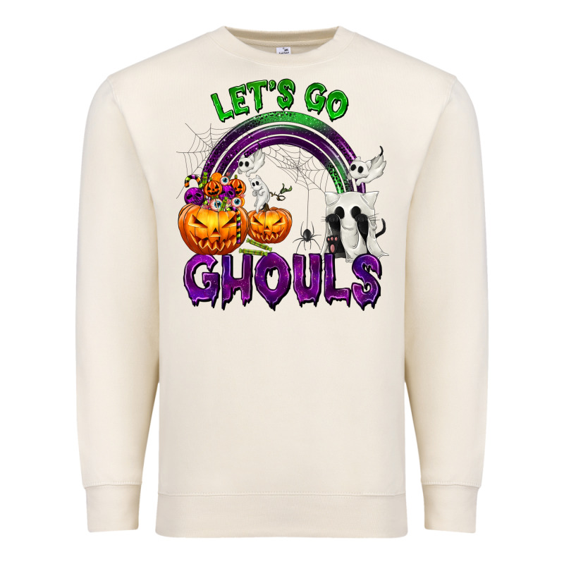 Let's Go Ghouls Premium Sweatshirt by texasbilliewilder | Teevron