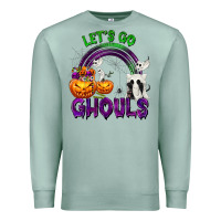Seafoam Let's Go Ghouls Premium Sweatshirt - texasbilliewilder