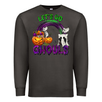 Smoke Let's Go Ghouls Premium Sweatshirt - texasbilliewilder