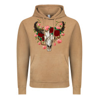 Vintage Camel valentine's bull skull Vintage Hoodie - AdoDesignShop