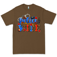 Cacao police wife Premium Tee - AdoDesignShop