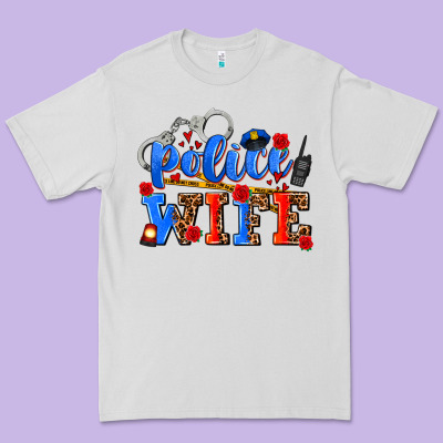 Police Wife Premium Tee Designed By Adodesignshop