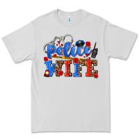 Dove Grey police wife Premium Tee - AdoDesignShop