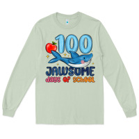 Matcha 100 jawsome days of school Long Sleeve Tee - MaliasSmallBusiness