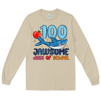 Mushroom 100 jawsome days of school Long Sleeve Tee - MaliasSmallBusiness