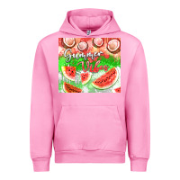 Fuchsia Pink Watermelon and coconut summer 20oz skinny tumbler Urban Hoodie - FaDigitalArtStudio