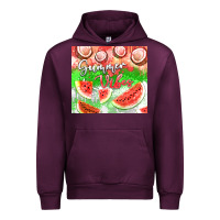 Mauve Wine Watermelon and coconut summer 20oz skinny tumbler Urban Hoodie - FaDigitalArtStudio
