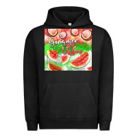 Pigment Black Watermelon and coconut summer 20oz skinny tumbler Urban Hoodie - FaDigitalArtStudio