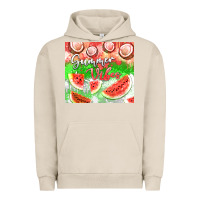 Pigment French Oak Watermelon and coconut summer 20oz skinny tumbler Urban Hoodie - FaDigitalArtStudio