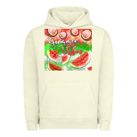 Pigment Pistachio Watermelon and coconut summer 20oz skinny tumbler Urban Hoodie - FaDigitalArtStudio