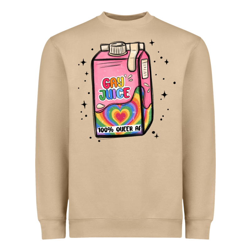 Gay Juice Heavyweight Sweatshirt by MaliasSmallBusiness | Teevron