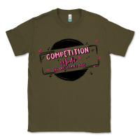 Army Green competition Classic Tee - MaliasSmallBusiness