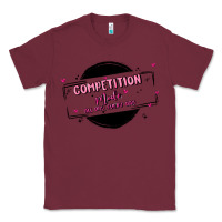 Burgundy competition Classic Tee - MaliasSmallBusiness