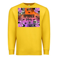 Lemon Spooky Vibes Premium Sweatshirt - texasbilliewilder