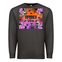 Smoke Spooky Vibes Premium Sweatshirt - texasbilliewilder