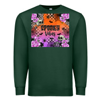 Sports Green Spooky Vibes Premium Sweatshirt - texasbilliewilder