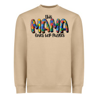 This Mama Loves Her Puzzle Heavyweight Sweatshirt | Teevron