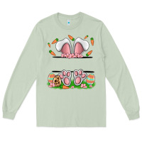 Matcha easter costom name rabbit Long Sleeve Tee - MaliasSmallBusiness