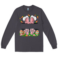 Smoke easter costom name rabbit Long Sleeve Tee - MaliasSmallBusiness