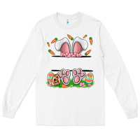 White easter costom name rabbit Long Sleeve Tee - MaliasSmallBusiness