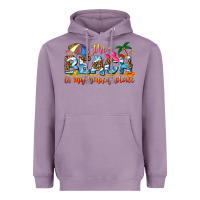 Lavender the beach is my happy place Heavyweight Hoodie - NancyCooperArtShop