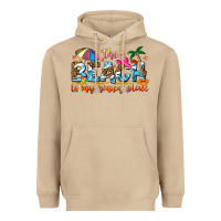 Mushroom the beach is my happy place Heavyweight Hoodie - NancyCooperArtShop