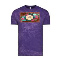 Cloud Purple preview western pink flovers leopard serape   license plate template Vintage Tee - BarkalooDesign