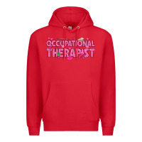 Red breast cancer occupational therapist Premium Hoodie - texasbilliewilder