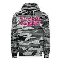 Slate Camo breast cancer occupational therapist Premium Hoodie - texasbilliewilder