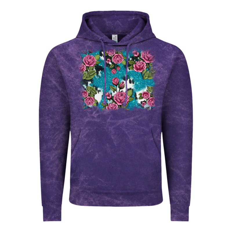 V.drose Glitter Cowhide Vintage Hoodie by AdoDesignShop | Teevron