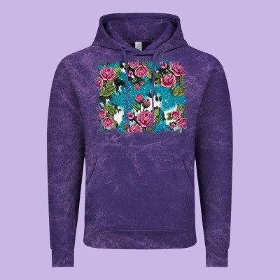 V.drose Glitter Cowhide Vintage Hoodie Designed By Adodesignshop