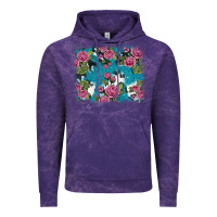 Cloud Purple v.drose glitter cowhide Vintage Hoodie - AdoDesignShop