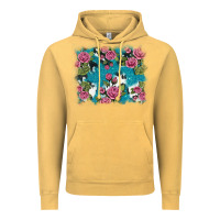 Vintage Mustard v.drose glitter cowhide Vintage Hoodie - AdoDesignShop