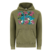 Vintage Olive v.drose glitter cowhide Vintage Hoodie - AdoDesignShop