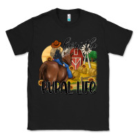 Black livin the rural life Classic Tee - MaliasSmallBusiness