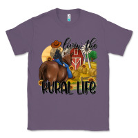 Lavender livin the rural life Classic Tee - MaliasSmallBusiness