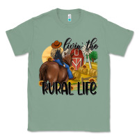 Sage livin the rural life Classic Tee - MaliasSmallBusiness