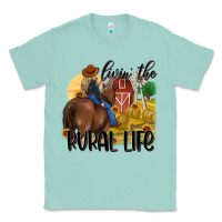 Seafoam livin the rural life Classic Tee - MaliasSmallBusiness