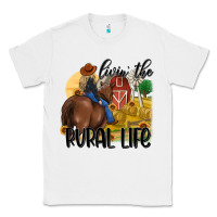 White livin the rural life Classic Tee - MaliasSmallBusiness