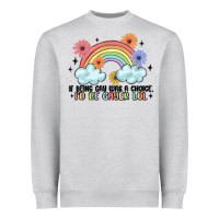 Heather Grey gay pride Heavyweight Sweatshirt - MaliasSmallBusiness