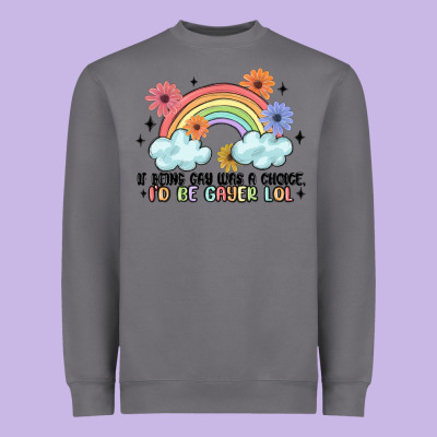 Gay Pride Heavyweight Sweatshirt Designed By Maliassmallbusiness