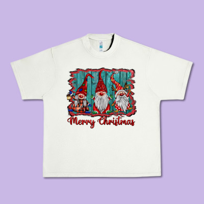 Merry Christmas Gnomes Urban Heavy Tee Designed By Barkaloodesign