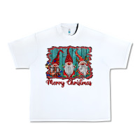 White merry christmas gnomes Urban Heavy Tee - BarkalooDesign