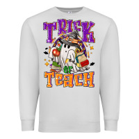 Dove Grey trick or teach halloween Premium Sweatshirt - NancyCooperArtShop